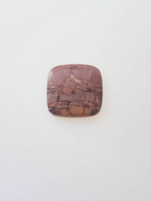 Indian paint jaspis rechthoekig cabochon 30×29,3×5,9mm