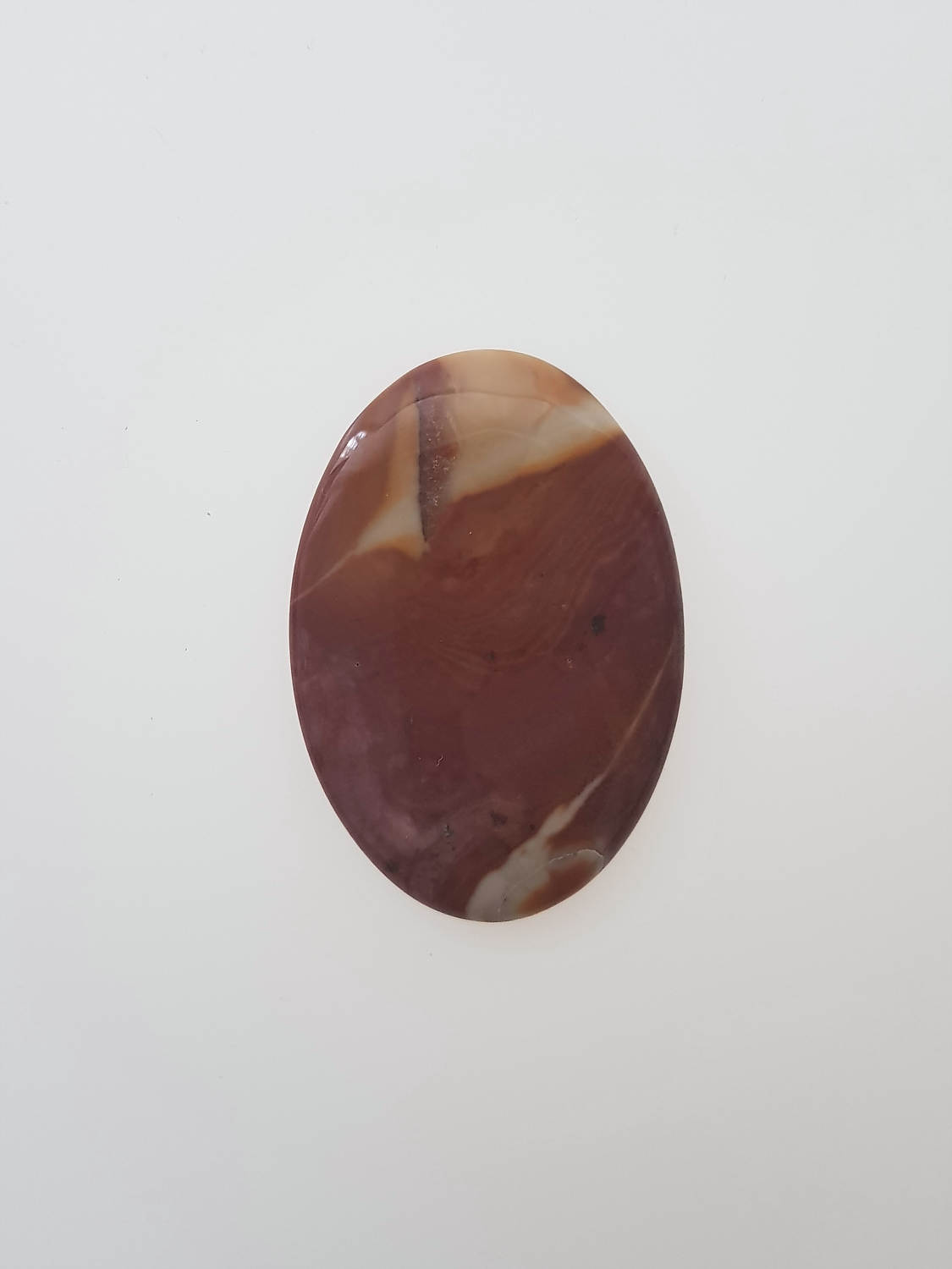 Polychroom jaspis ovaal 4 cabochon 39,6x27,2x4,5mm