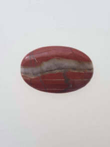 Rode jaspis ovaal 4 cabochon 41,4x27x5,5mm