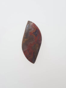 Seam agate vrije vorm cabochon 40,8×18,1×6,1mm