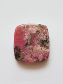 Cobalto calciet rechthoek cabochon 30×27,4×6,3mm