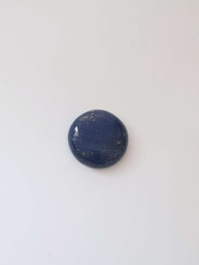 Lapis lazuli rond 2 cabochon 22,6×22,6×6,5mm
