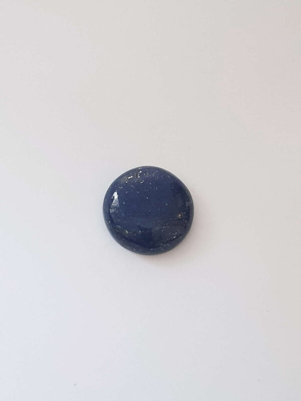 Lapis lazuli rond 2 cabochon 22,6x22,6x6,5mm