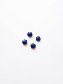 Lapis lazuli rond cabochon 6x6x3,1mm per stuk