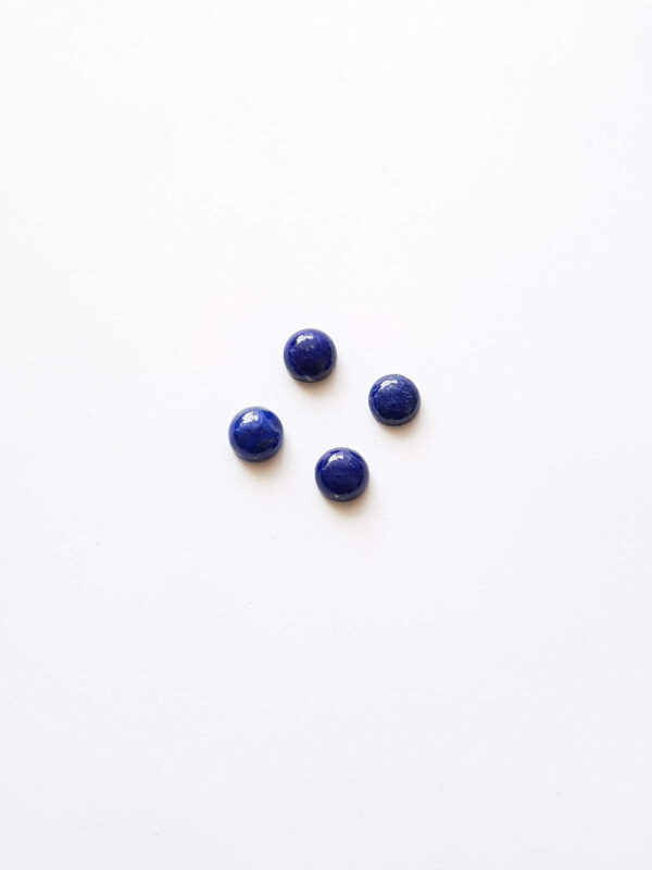 Lapis lazuli rond cabochon 6x6x3,1mm per stuk