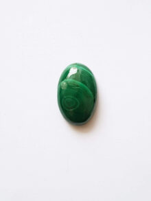 Malachiet ovaal 1 cabochon 22,2×14,5×6,5mm