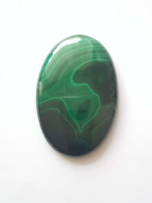 Malachiet ovaal 6 cabochon 46,1×31,1×6,7mm