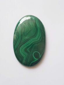 Malachiet ovaal 7 cabochon 46,5×29,5x6mm