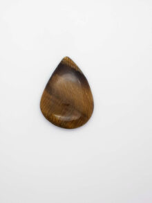 Tijgeroog vrije vorm  cabochon 37,5×27,8×6,5mm