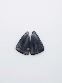 Turkse agaat vrije vorm  cabochons 24,6×14,9×4,1mm prijs per paar