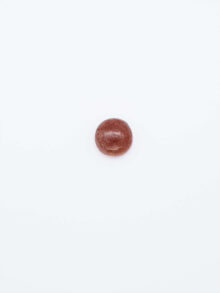 Zonnesteen rond cabochon 12,5×12,5×6,5mm