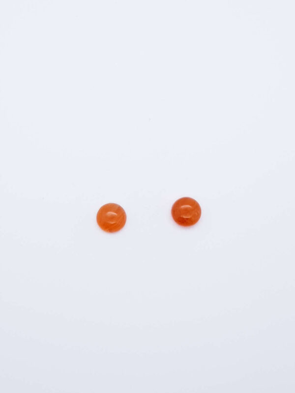 Carneool rond cabochon 8x8x4,7mm per stuk