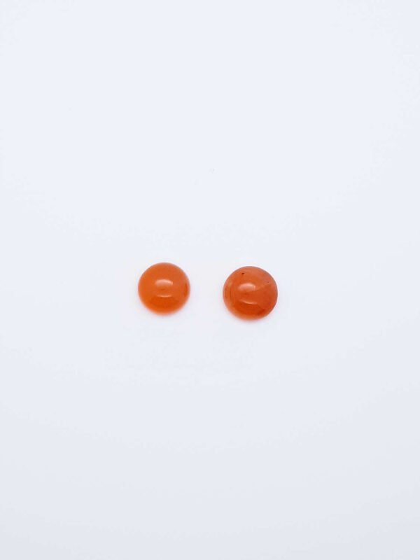 Carneool rond cabochon 10x10x5,5mm per stuk