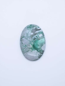 Varisciet ovaal cabochon 42,4×29,5×5,7mm