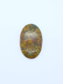 Bamboo jaspis ovaal cabochon 34,9×22,8×6,6mm
