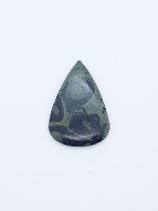 Kambaba jaspis druppel cabochon 37,3x26,3x6mm