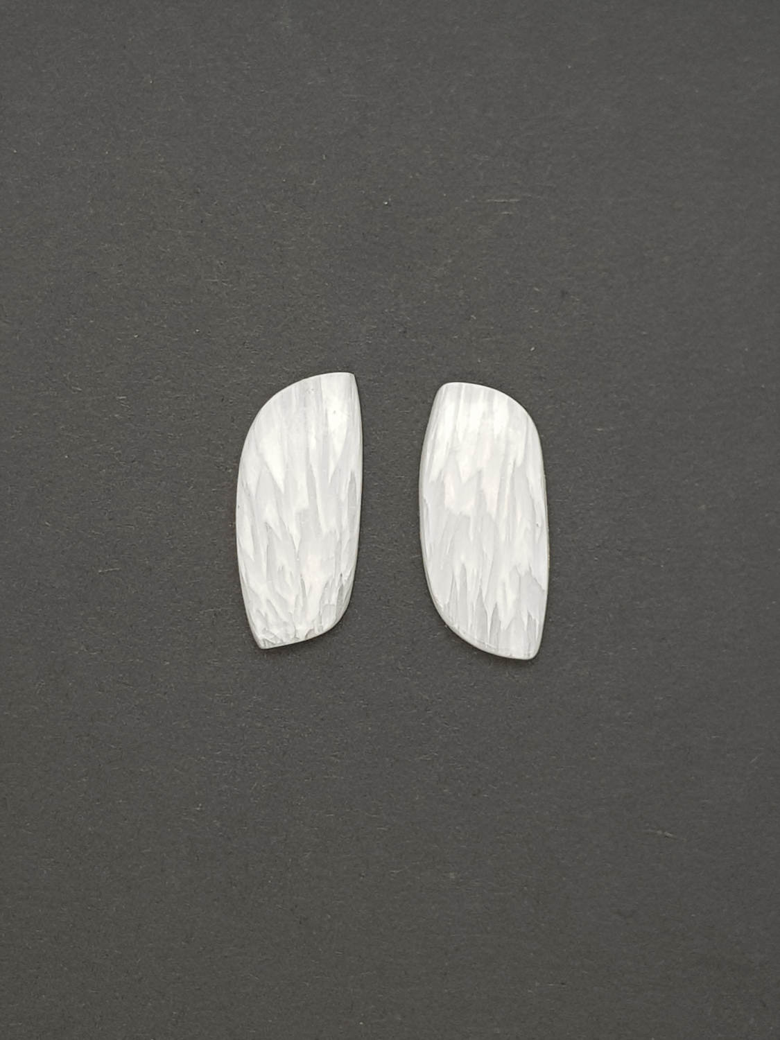 Scoleciet vrije vorm cabochon 27x12,4x3,9mm per paar