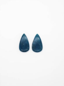 Apatiet druppel cabochon 22,7×13,5×3,9mm per paar