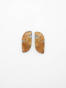 Maligano Jaspis vrije vorm cabochon 25,2×11,2×4,4mm per paar