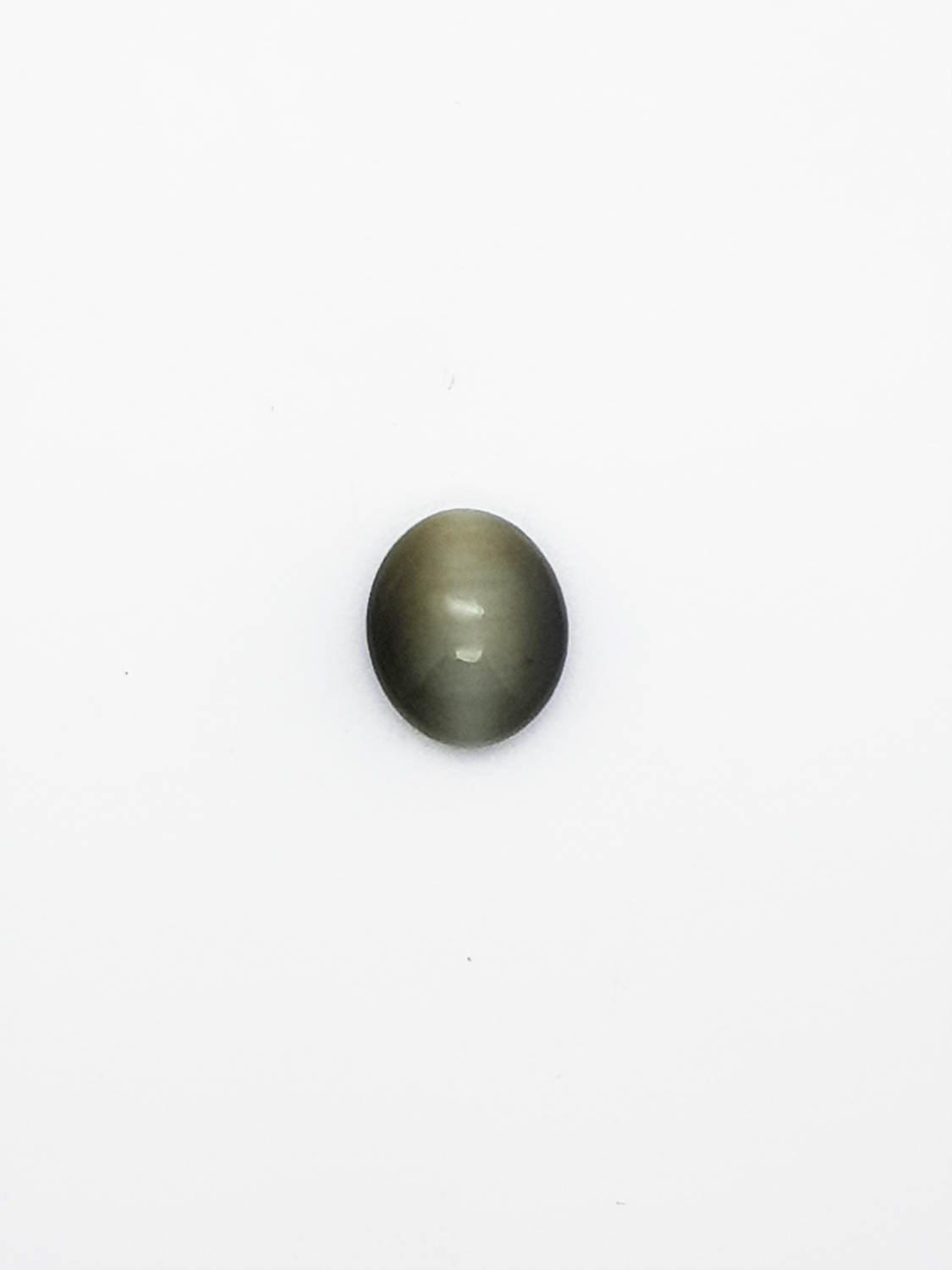 Chrysoberyl (Kattenoog) ovaal cabochon 10,4x8,2x3,7mm