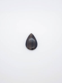 Lamellen obsidiaan druppel cabochon 27,8×19,5×6,7mm