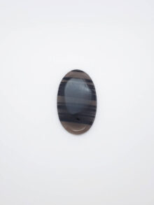 Lamellen obsidiaan ovaal cabochon 40,6×24,7×4,6mm