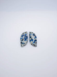 K2 vrije vorm cabochon 27×12,9×5,1mm per paar
