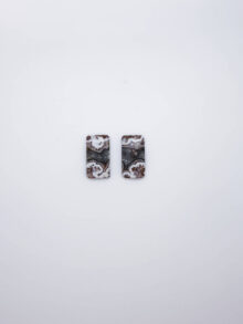 Rosetta jaspis rechthoeking cabochon 20,7x11x3mm per paar