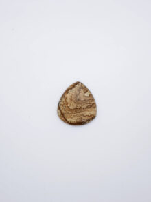Landschaps jaspis druppel cabochon 27×24,5×4,5mm