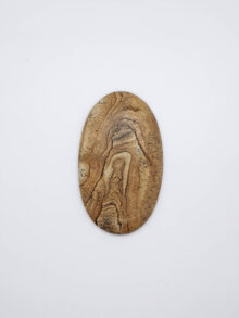 Landschaps jaspis ovaal cabochon 57,3x34x5,9mm
