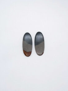 Polychroom jaspis ovaal cabochon 28,5×11,8x3mm per paar
