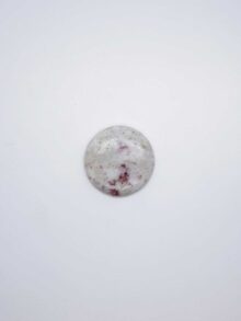Cinnaber rond cabochon 29x29x5mm