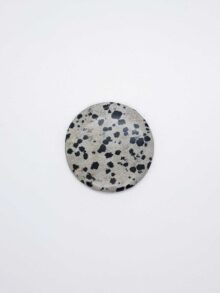 Dalmatier jaspis ronde cabochon 38x38x5,6mm