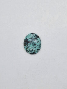 Tibetaanse turquoise ovaal cabochon 22,8×18,6×5,5mm