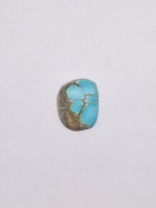 Nr 8 turquoise vrije vorm cabochon 25,6×20,8×5,2mm