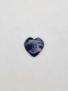 Sodaliet hartje vorm cabochon 23,4×24,2×6,2mm