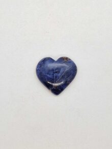 Sodaliet hartje vorm cabochon 28×30,2×7,8mm