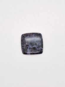 Indigo gabbro rechthoekig cabochon 28,4×28,7×5,2mm