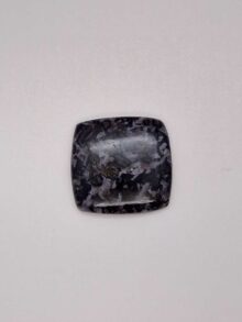 Indigo gabbro rechthoekig cabochon 33,7×34,9×6,7mm