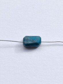 Apatiet rechthoekige kraal 12x8x7mm per stuk