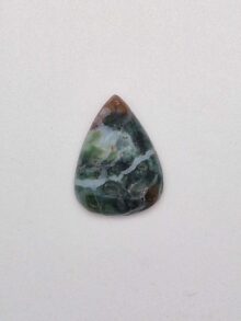 Aquapraas druppel cabochon 34,1×25,1×7,6mm