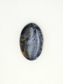 Pietersiet ovaal cabochon 29,4×18,7×5,1mm