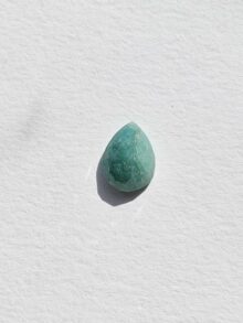 Amazoniet facet geslepen druppel cabochon 16×11,9×7,1mm